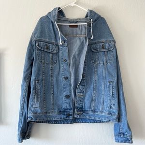 -SOLD- Jean Jacket with hood